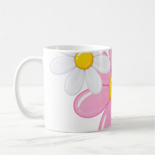 Tasse Fleur de Marguerite Rose