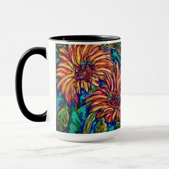 Tasse Fleur de Tournesol (Gauche)
