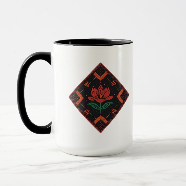 Tasse Fleur Phulkari (Gauche)