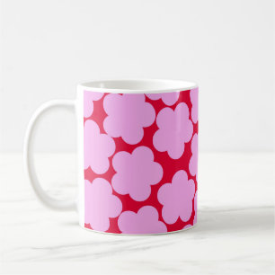 Tasse Fleur Sauvage Rose Y2K Audacieuse Rétro Cuis