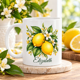 Tasse Fleurie Botanique Personnalisée aux Fleurs d
