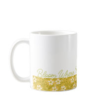 Tasse Fleurie Marguerite 'Fleurissez Où Vous Êtes'