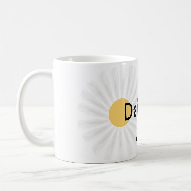 Tasse Fleurie Mignonne 'Daisy Vibes Only' (Gauche)