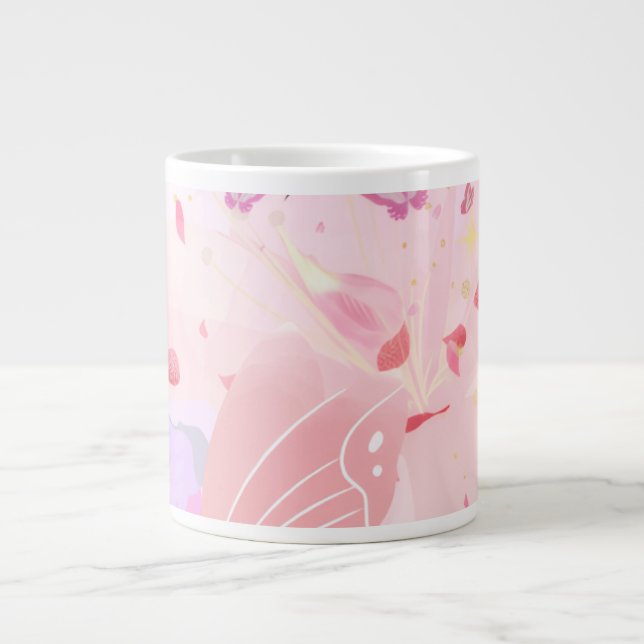 Tasse Fleurie Rose (Devant)