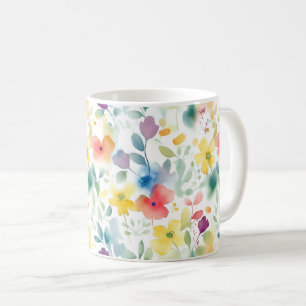 Tasse Fleurs de printemps Watersolor