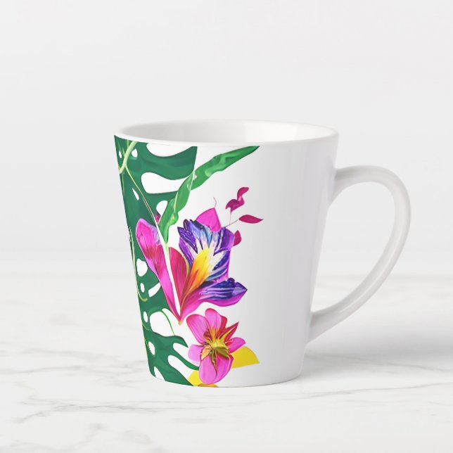 Tasse Floral Paradise Latte (Droite)