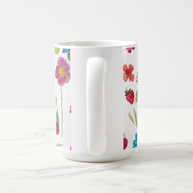 Tasse florale (Poignée)
