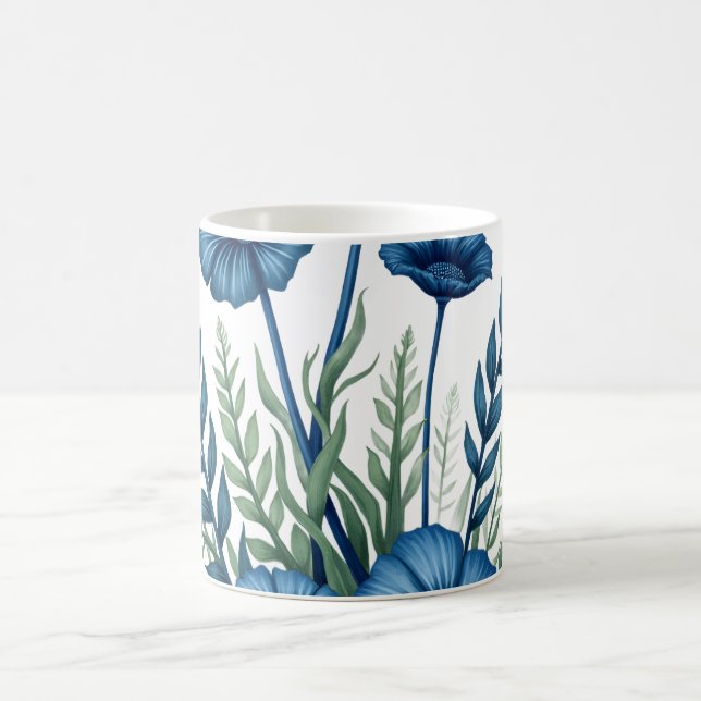 Tasse florale botanique pour les amateurs de café  (Centre)