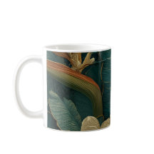 Tasse florale botanique vintage | Tasse de café bo