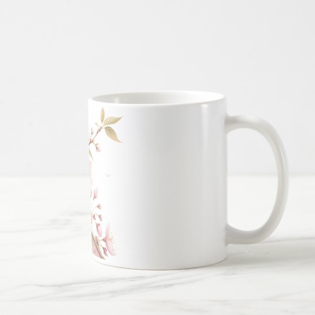 Tasse Florale Classique Cerisier en Fleurs (Droite)