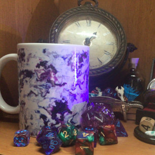 Tasse florale de concepteur
