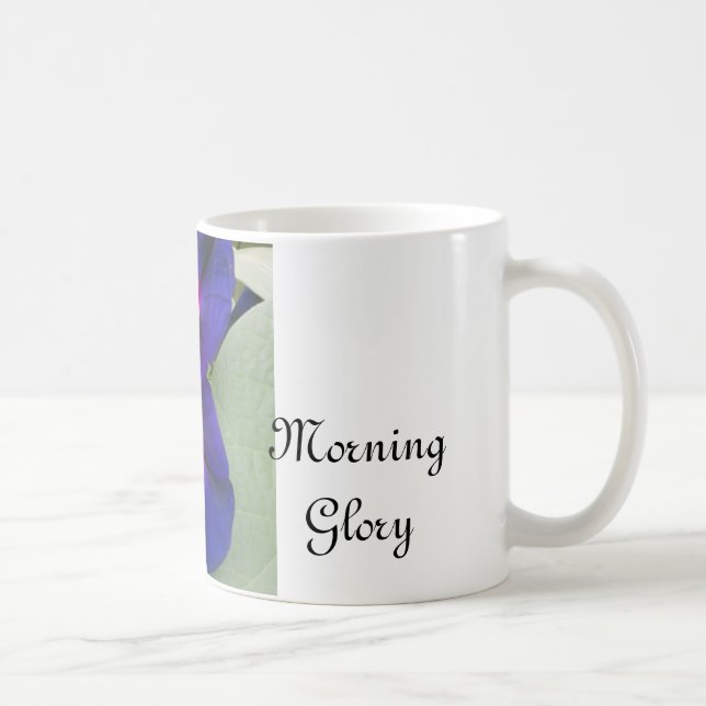 Tasse florale de la Gloire du Matin violette (Droite)