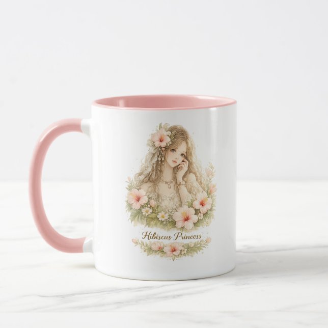 Tasse florale de la princesse Hibiscus (Gauche)