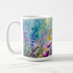 Tasse florale luxuriante
