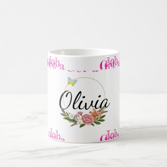 Tasse florale Olivia, décrochez un emploi  (Centre)