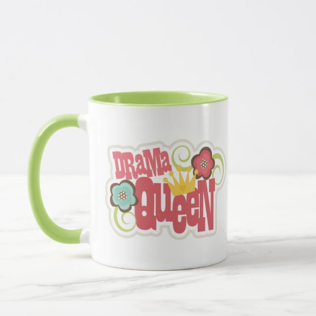 Tasse florale Reine de Drame (Gauche)