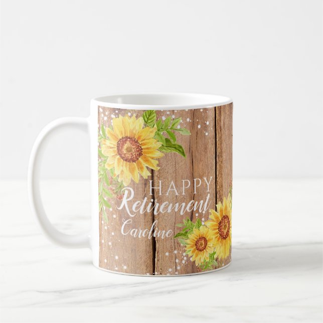 Tasse Florale Rustique Joyeuse Retraite (Gauche)