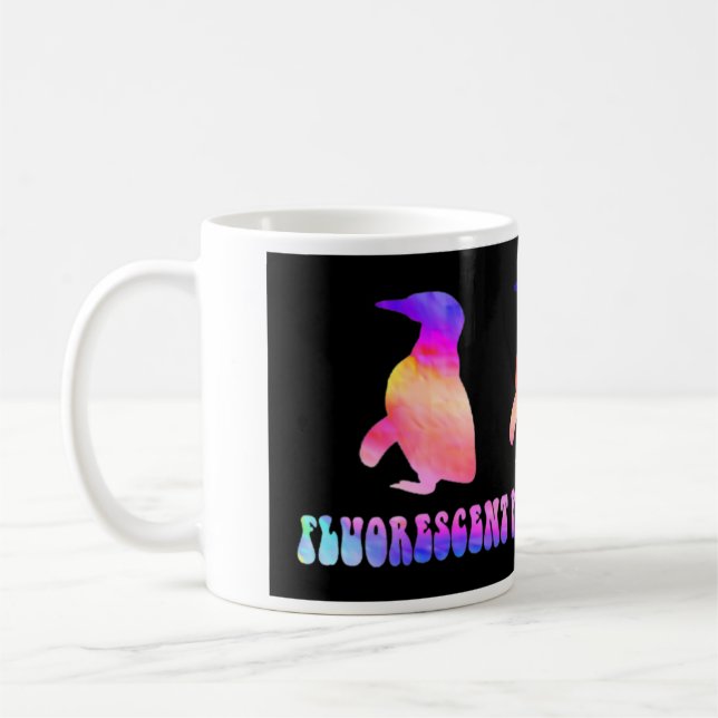 Tasse fluorescente d'échange de pingouin (Gauche)