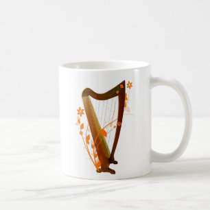 Tasse folklorique d'harpe