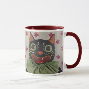 Tasse folle de chat de Halloween