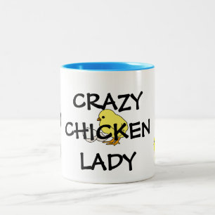 Tasse folle de Madame café de poulet