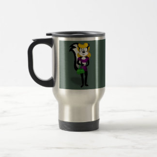 Tasse folle de voyage de mouffette