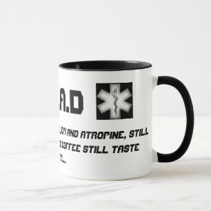 Tasse foncée d'humour de D.E.A.D SME