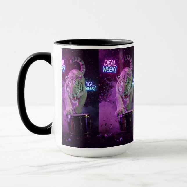 Tasse Force Néon Douce – Tigre (Gauche)