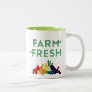 Tasse fraîche de ferme organique