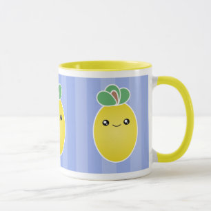 Tasse fraîche de Kawaii de citrons