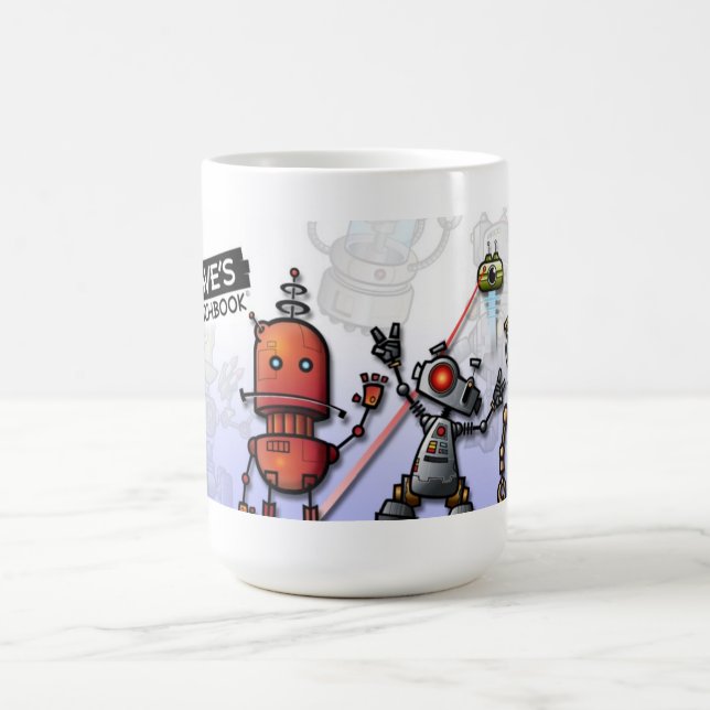 Tasse fraîche de robot (Centre)