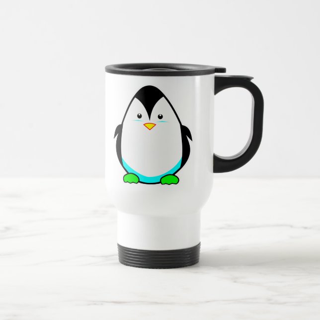 Tasse fraîche de voyage de pingouin (Droite)