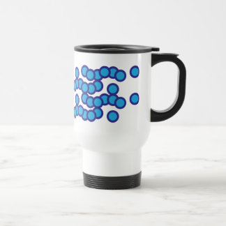 Tasse fraîche du voyage BlueCircles01.0022 de