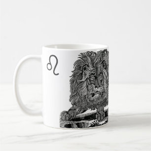 Tasse fraîche Lion de signe d'astrologie de cadea