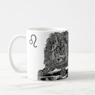 Tasse fraîche Lion de signe d'astrologie de cadeau