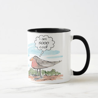 Tasse fraîche, oiseau frais