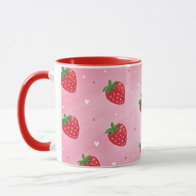 Tasse fraise (Gauche)