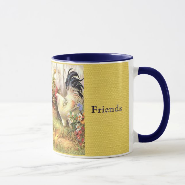 Tasse française de tasse de café d'amis de (Droite)