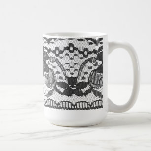 Tasse française vintage de dentelle