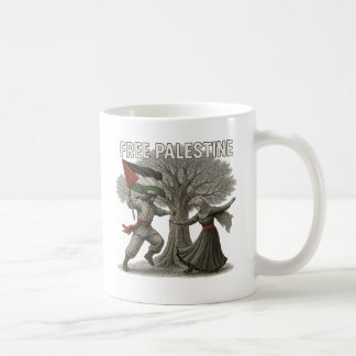 Tasse Free Palestine – Racines de la Résistance