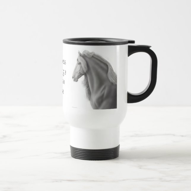Tasse frisonne de voyage de cheval (Droite)