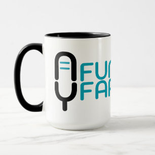 Tasse Funny N Farbsy Microphone Logo & Wordmark
