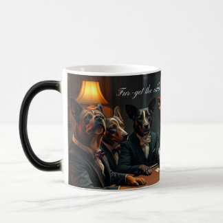 Tasse « Fur-get the Odds – Chiens de poker magique