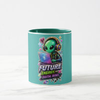 Tasse Future Energy ⚡ Tasse à café Cyber Rebel