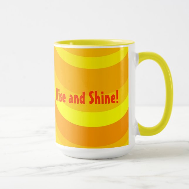 Tasse gaie de hausse et d'éclat (Droite)