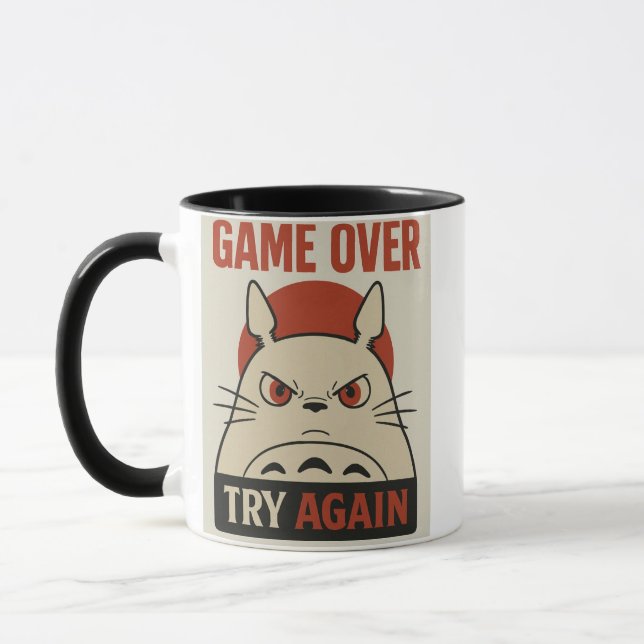 Tasse Game Over – Vous ne pouvez pas réessayer (Gauche)
