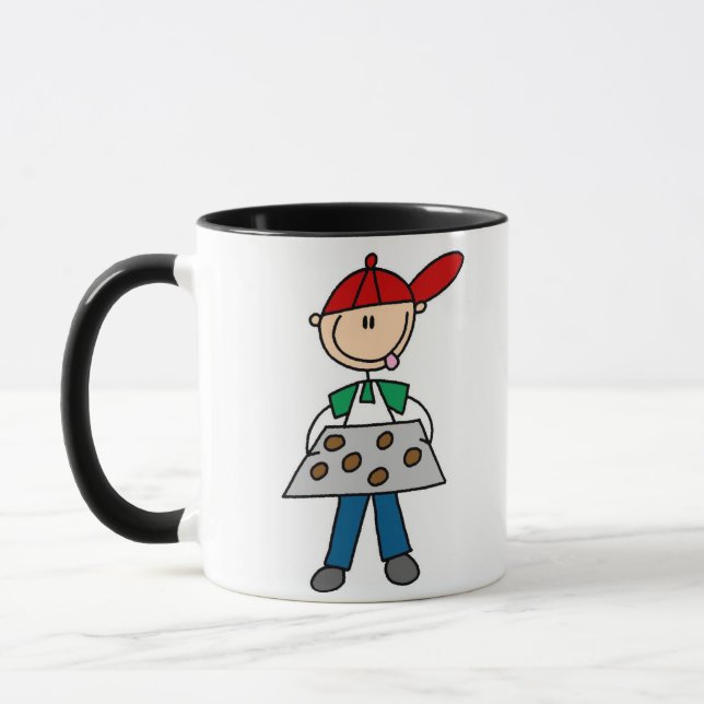 Tasse Garçon Faisant des Biscuits (Gauche)