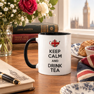 Tasse Gardez Votre Calme Et Buvez Du Thé
