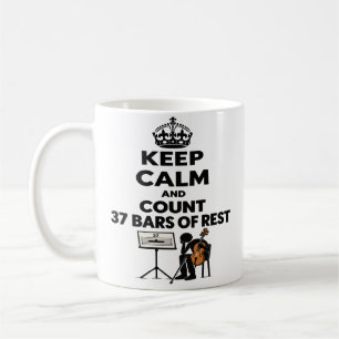Tasse « Gardez votre calme et comptez 37 mesures d