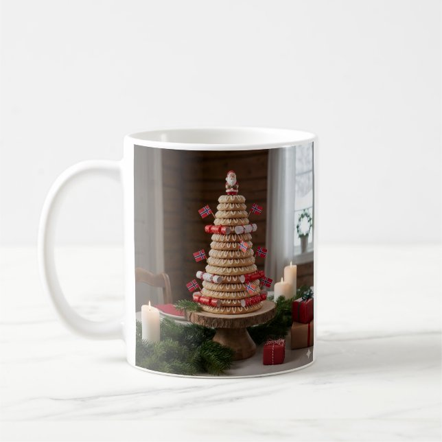 Tasse Gâteau norvégien Kransekake (Gauche)